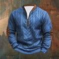 thumbnail image 1 of Sudadera sin capucha para hombre, informal, a la moda, con estampado de cuello alto, sudadera de manga larga, blusa de poliéster para hombre, 1 of 3