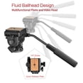thumbnail image 4 of KINGJOY Aluminium Alloy Camera Monopod Unipod with Fluid Ballhead Quick Release Plate Tripod Base Carry Bag Adjustable Height 1/4 Inch Screw Mount for Canon Sony Nikon DSLR Cameras Max. Load Capacity, 4 of 7