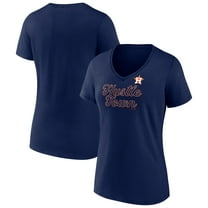 Women's Fanatics Branded Navy Houston Astros Regulation V-Neck T-Shirt