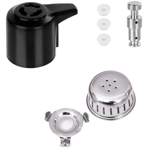 Steam Release Handle Float Valve Replacement Parts with 3 Silicone Caps for Instantpot Duo 3, 5, 6 QT,Duo Plus 3, 6 QT