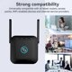 thumbnail image 3 of El más nuevo amplificador WiFi, extensor WiFi, repetidor WiFi que cubre hasta 9800 pies y 45 dispositivos, amplificador de Internet con configuración de puerto Ethernet, enrutadores inalámbricos domés, 3 of 8