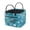 Blue Turtle Print, variant on KUIFORTI Red Ladybug Portable Quilted Storage Basket with Handles Basket Organizer Gift Baskets Foldable for Home, Picnic, Shopping, Travel 12.59"x11.02"x10.62"
