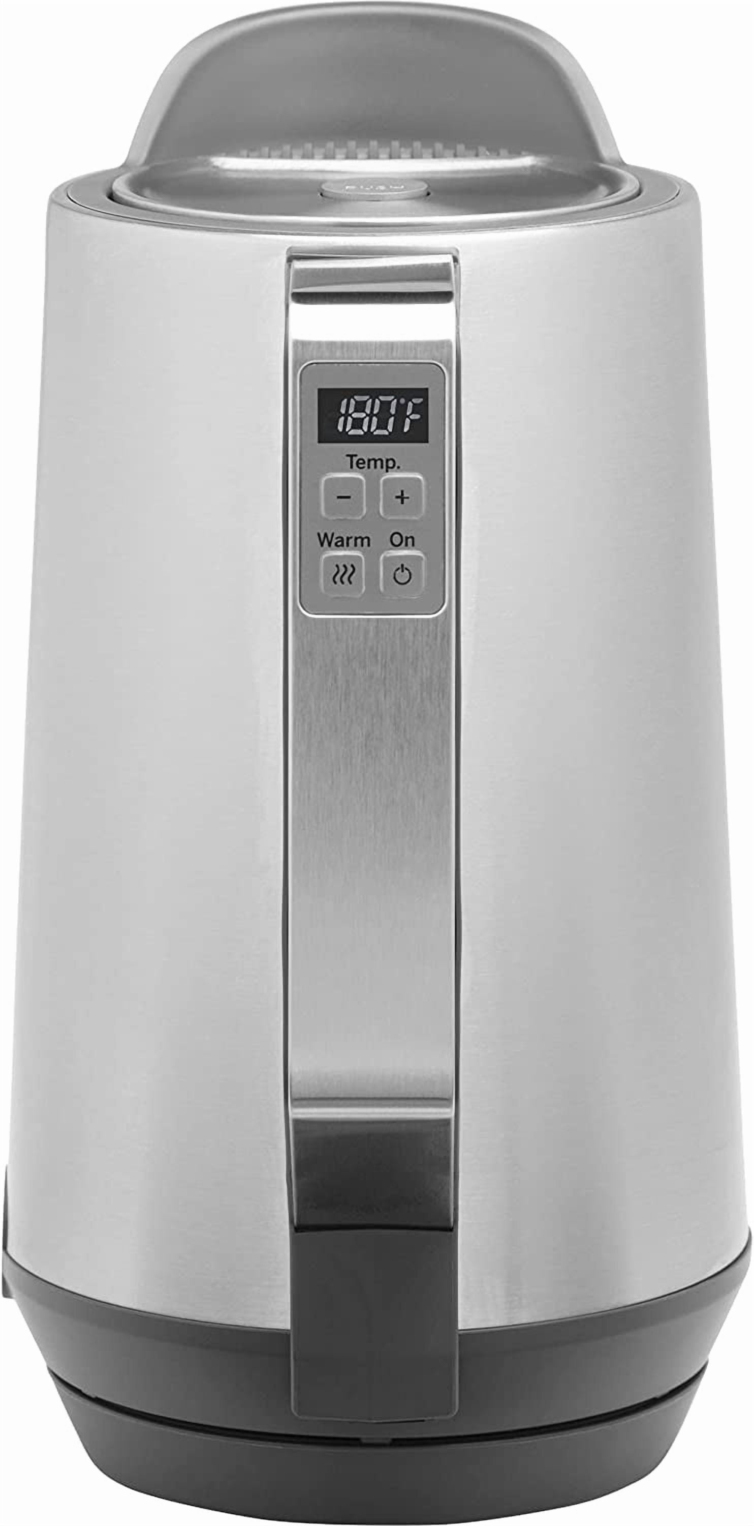 General Electric 1500W 1.5-Liter 6-Cup Electric Kettle, Double Wall Insulation with Keep Warm, Auto Shut-off