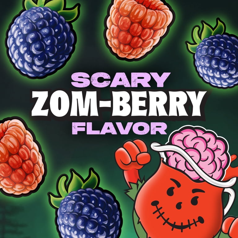 Kool-Aid Snow Day Brrr Berry Drink Pouches, 10 Ct, 6 oz, Vitamin C