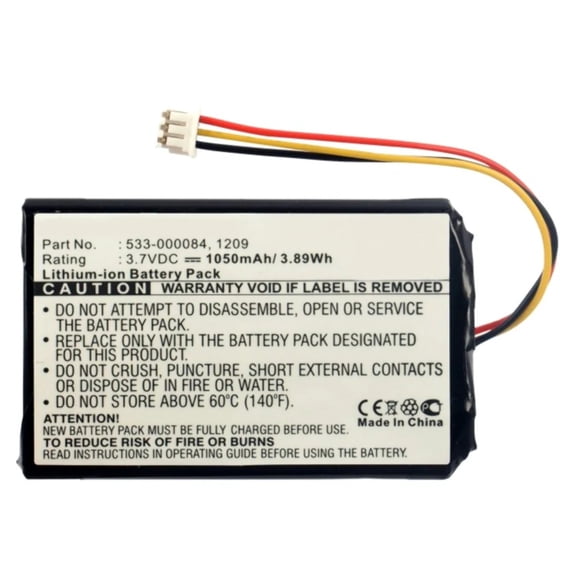 Batteries N Accessories BNA-WB-L9756 Remote Control Battery - Li-ion, 3.7V, 1050mAh, Ultra High Capacity - Replacement for Logitech 533-000083 Battery