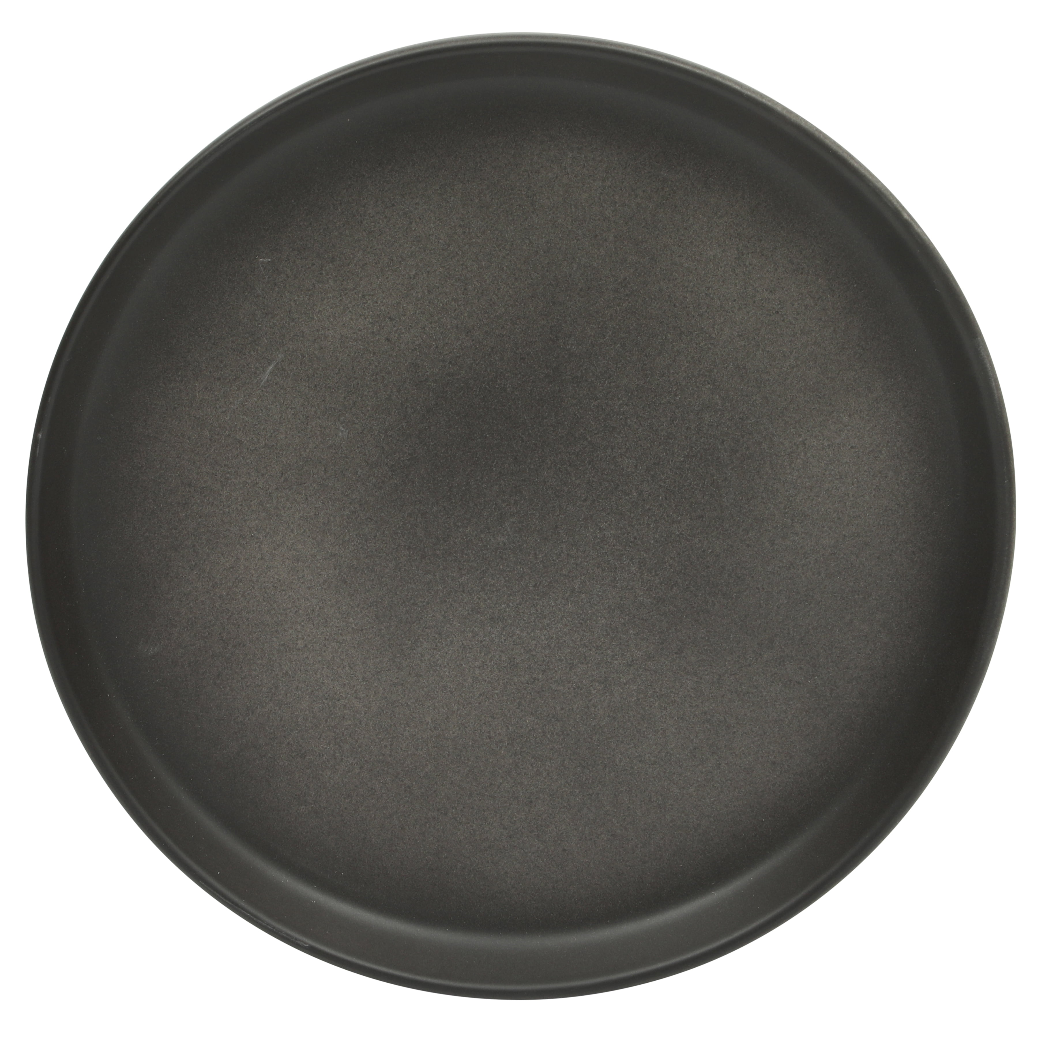 Gibson Elite Pasco 12 Piece (Service for 4) Plates and Bowls Reactive Glaze Dishes Stoneware Ceramic Dinnerware Set - Black