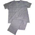 thumbnail image 3 of Fruit of the Loom Short Sleeve V-Neck Solid Pajamas (Men's or Men's Big & Tall) 2 Piece Set, Sizes S-5XL, 3 of 3