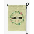 thumbnail image 1 of Printtoo Tan Welcome Garden Summer Camping Flags For Campers Double Sided CampsiteFlagOutdoor GardenFlags, 1 of 4