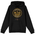 thumbnail image 4 of Black Adam Movie Justice Society Emblem Men's Black Graphic Hoodie-XS, 4 of 5