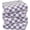 Set of 4 Purple, variant on Purple and White Checkered Hand Towels 4 Pack - 100% Cotton Soft Absorbent Bath Kitchen Spa Gym Towels - 13x29 Inches
