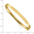thumbnail image 2 of 14K Yellow Gold Flexible Bangle Bracelet, 2 of 2
