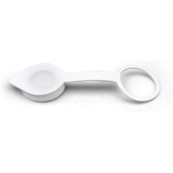 Rubber Dust Cover for TV Cable Plate, Polar White