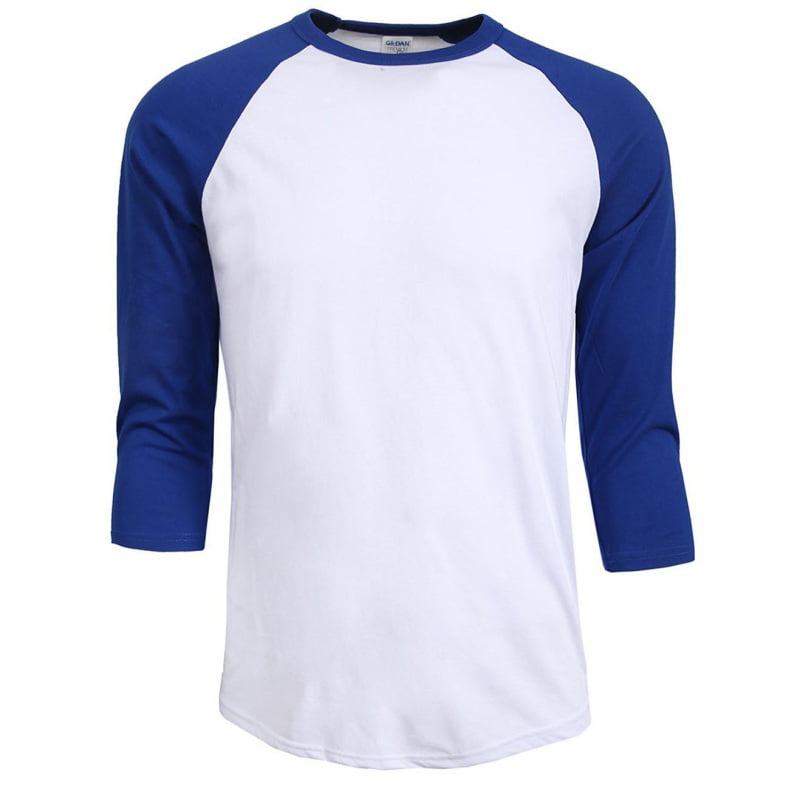 plain blue baseball jersey