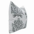 thumbnail image 3 of Unique Hand Block Print Thick cotton White Pillow Cover By Fabdivine, 18X18, Vrindavan, 3 of 7