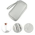 thumbnail image 3 of Unique Bargains Electronic Organizer Cable Double Layers Portable Pouch Gray Small, 3 of 6
