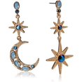 thumbnail image 4 of Pendientes colgantes de luna y estrella celestiales Rojo Verde, 4 of 5