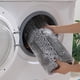 thumbnail image 2 of Naiovety Alfombrilla antideslizante de poliéster para baño, resistente a la nieve y con respaldo absorbente. Juegos de accesorios de baño Gris plateado 50*80 cm, 2 of 6
