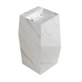 thumbnail image 3 of Fine Fixtures Canyon Pedestal 15" Wide White Carrara Sintered Stone, 3 of 7