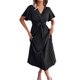thumbnail image 2 of Vestido De Mujer Primavera verano vestidos casuales cinturón vestido femenino para cóctel (negro XL) Cgtredaw Para estrenar, 2 of 7