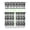 White-49, variant on Nordic Bohemian Kitchen Curtain Set Boho Tier and Valance Vintage Tribal Artistic Earthy Aesthetic Rustic Style Rod Pocket Curtains for Family Kitchens