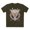 Army, variant on Butterfly shirt, Shirt with Butterfly, Tee Shirt with Antique Butterfly