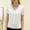 White, variant on Delayuji Womens Short Sleeve Tshirt V Neck Casual T Shirts Basic Tee Classic Fit Plain Summer Crop Tops Work Wear M-6XL