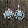 thumbnail image 6 of K-KED 925 Silver Women Cubic Zirconia Earrings Ear Hook Wedding Drop Dangle Jewelry-#6, 6 of 9