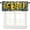 Sunflower-2, variant on Autumn Sunflowers Window Valance, Natural Flowers Blooming Yellow Floral Vintage Farmhouse Barn Plank Print Blackout Window Treatment for Kitchen Bedroom Cafe, 54x18in
