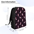 thumbnail image 4 of Balery Poodle Dog Mochila - Mochila Estilosa y Duradera para Laptop de 15 Pulgadas con Tela Oxford Impermeable, 4 of 8
