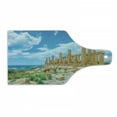 thumbnail image 1 of Sicily Cutting Board, Building of Juno Photo with Cloudy Sky Historical Roman Heritage, Decorative Tempered Glass Cutting and Serving Board, in 3 Sizes, by Ambesonne, 1 of 2