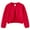 Red, variant on Coerni Girls Bolero Cardigan Toddler Baby Long Sleeve Knitted Shrug Button Closure Lace Cropped Sweaters Cotton Shawl Outwear
