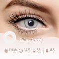 thumbnail image 3 of Lentes de contacto de colores para Halloween, lentes de ojos multicolores para Cosplay de Anime, lentes blancas, negras y rojas, lentes de ojos de gato, 3 of 4