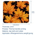 thumbnail image 5 of Maple Leaves Printed Gaming Mousepad Desk Mat, Non-Slip Rubber Bottom Mouse Mat 8.3x9.8 Inch - Suitable for Office and Gaming, 5 of 6