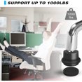 thumbnail image 5 of Bell Glides Replacement Office Chair or Stool Swivel Caster Wheels to Fixed Stationary Castors, Office Chair Wheels for Carpet - with Separate Self Adhesive Felt Pads/Chair Feet Wheel Stopper, 5 of 10