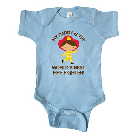 Worlds Best Firefighter Dad Infant Creeper