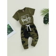 thumbnail image 3 of Coduop Baby Boys 2 Piece Outfit Set Short Sleeve T-Shirt and Logn Pants Infant Boy Clothes Set, 3 of 8