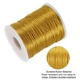 thumbnail image 4 of Unique Bargains Corde en Satin de Nylon 1,5 mm x 109 Yard Corde Tressée pour Perles 1,5 mm, Or, 4 of 6