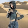 thumbnail image 6 of Yokua Ripped Hood Scarf and Sleeve for Women Neckerchief Oversleeve for Women, 6 of 21