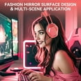 thumbnail image 4 of Wantek V10 Cat Ear Style Gaming Headset with comfortable fit and vibrant RGB lighting, Hi-Fi Sound - Red, 4 of 8