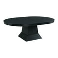 thumbnail image 2 of Bowery Hill Contemporary 4PC Oval Dining Table Set in Black, 2 of 19