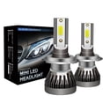 thumbnail image 1 of 2x H7 2-Side 360° LED Headlight Bulbs Kit 6000LM 6000K 36W Super Bright White, 1 of 7
