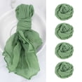 thumbnail image 1 of Uxcell 10Pcs Cheesecloth Napkins, 20x20 Inch Sage Green Rustic Dinner Napkins for Wedding Table Decor, 1 of 7