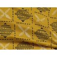 thumbnail image 5 of oneOone Rayon Yellow Fabric Block Craft Projects Decor Fabric Printed By The Yard 56 Inch Wide-8K, 5 of 5