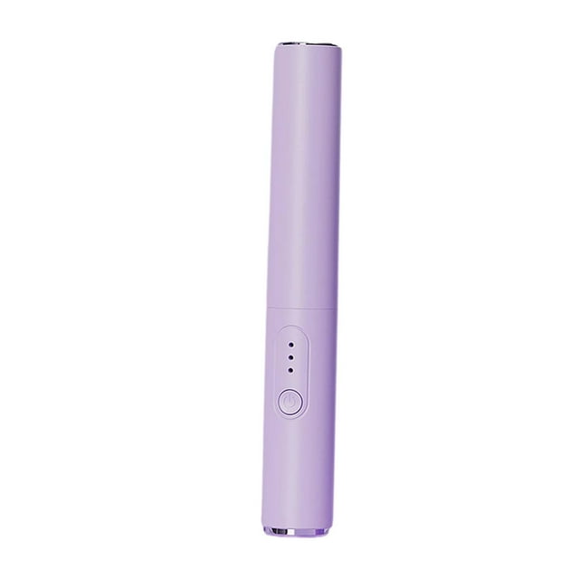 Cordless Hair Straightener Brush Fast Heating Electric Hot Comb for Men Home Violet