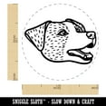 thumbnail image 2 of Jack Russell Terrier Dog Head Self-Inking Rubber Stamp Ink Stamper - Yellow Ink - Medium 1 Inch, 2 of 7