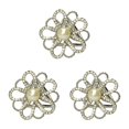 thumbnail image 4 of Minnieouse Bufanda Anillo Bufandas elegantes Hebilla con diamantes de imitación Abrazadera para envolver estilo Heronsbill Regalos para mujeres Type1 NO1, 4 of 6