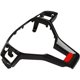 thumbnail image 2 of Cubierta embellecedora del marco del volante del coche Cubierta embellecedora del marco del volante del coche para (patrón de fibra de carbono+tapa roja), 2 of 5