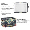 thumbnail image 2 of Yayeee Canvas Storage Basket with Handles for Shelves Fabric Bins Closet Organizer, Evening Mountain Road, 2 of 8