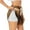 White, variant on Adorable Calf Butterflies Champagne for Women's Double Layer Athletic Shorts High-Performance Gym Shorts with Inner Pocket, Elastic Waistband-XX-Large