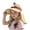 Yellow, variant on Kids UPF50 Sun Hat With Neck Flap Adjustable Chin Strap Fisherman Cap for 1-4 Years Toddler Beach Outdoor